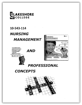 10-543-114 Nursing Management and Professional Concepts