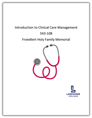 10-543-108 Intro to Clinical Care Mangement - HFM