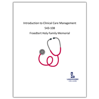 10-543-108 Intro to Clinical Care Mangement - HFM