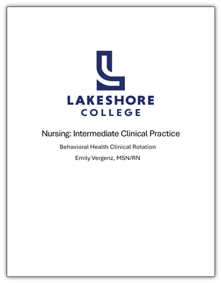 10-543-111 Nursing Intermediate Clinical Practice - Mental Health