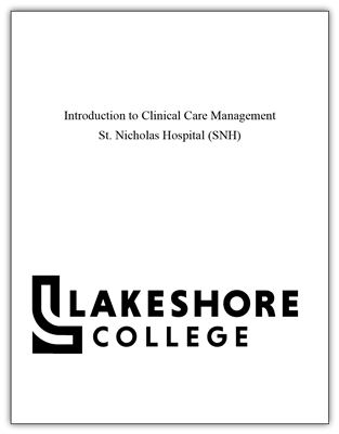10-543-108 Intro to Clinical Care Mangement - SNH
